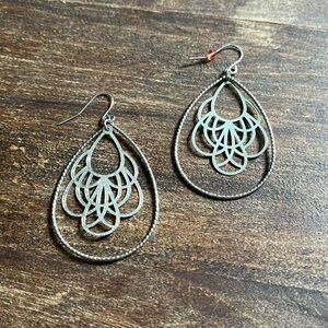 Silver earrings